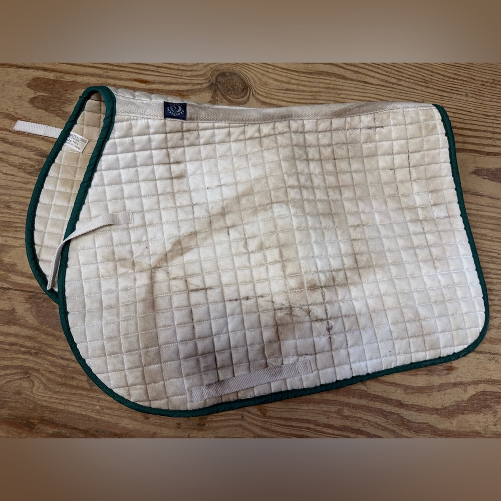 Quilted saddle pad